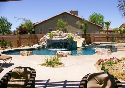 Cave Creek grotto swimming pool