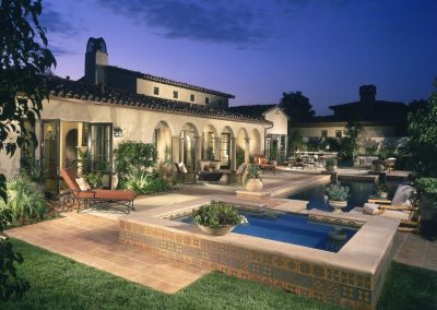 cabanas in outdoor space