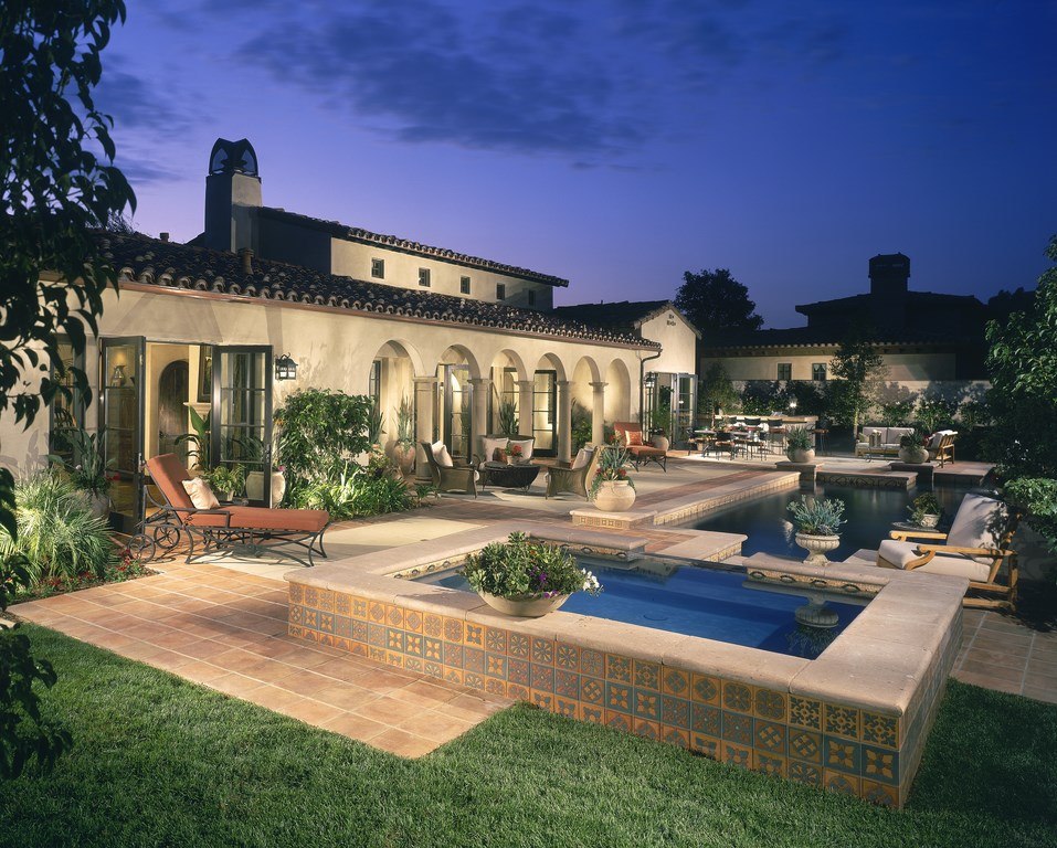 cabanas in outdoor space