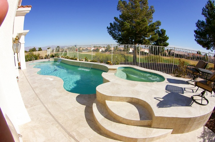 Cave Creek pool coping edges